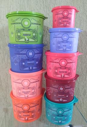 Kit Mantimento 9 peças Classicos Tupperware