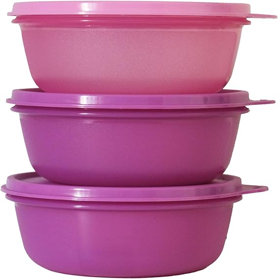 Tupperware Conjunto de tigelas para alimentos (600 ml x 3 peças)