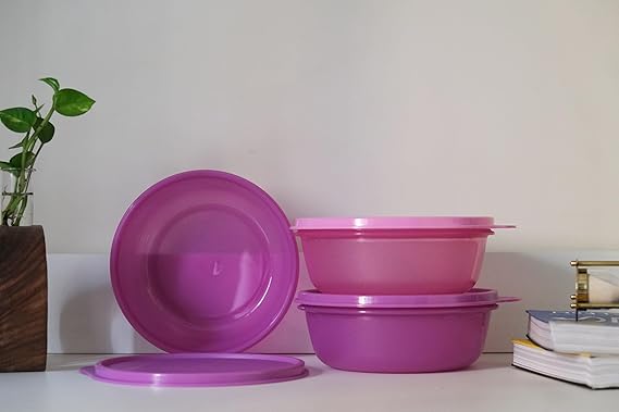 Tupperware Conjunto de tigelas para alimentos (600 ml x 3 peças)