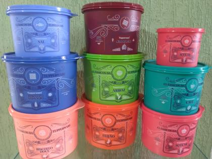 Kit Mantimento 9 peças Classicos Tupperware