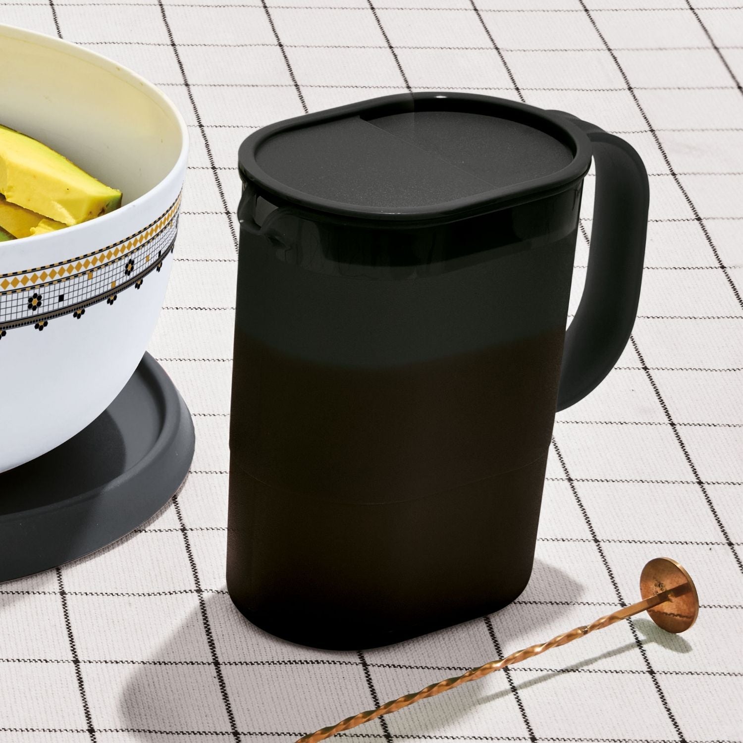 Jarra Ideal Tupperware 1,1L Preto